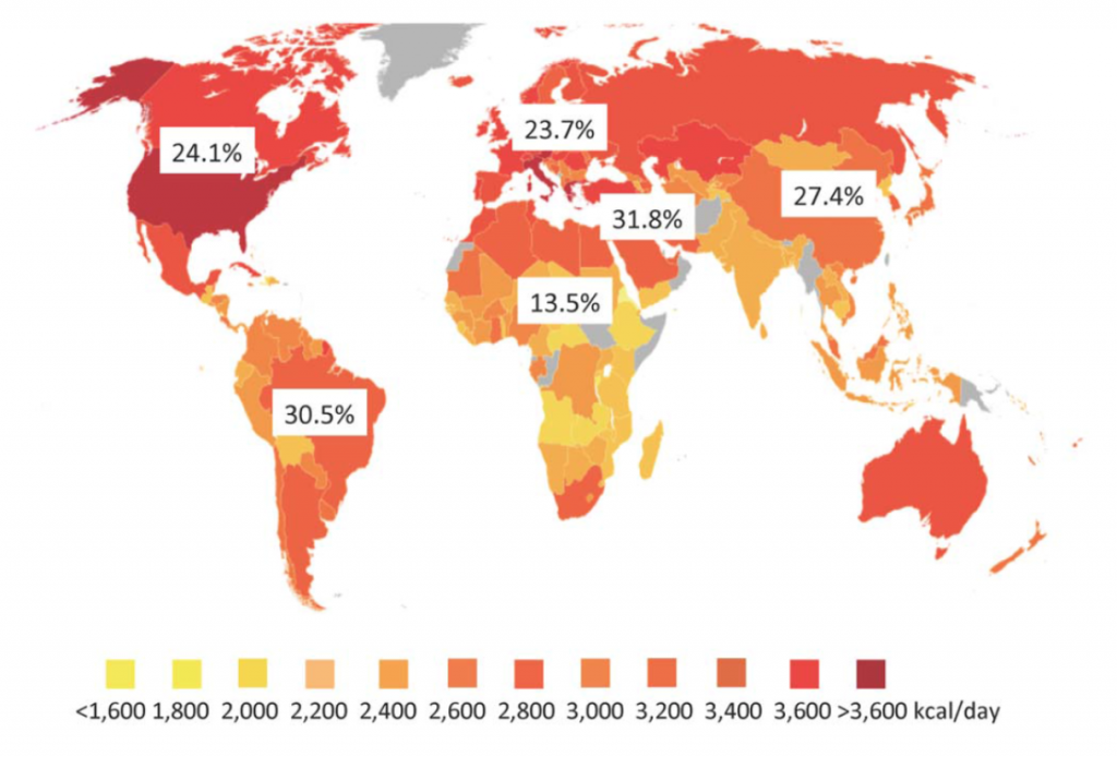 fatty liver global map